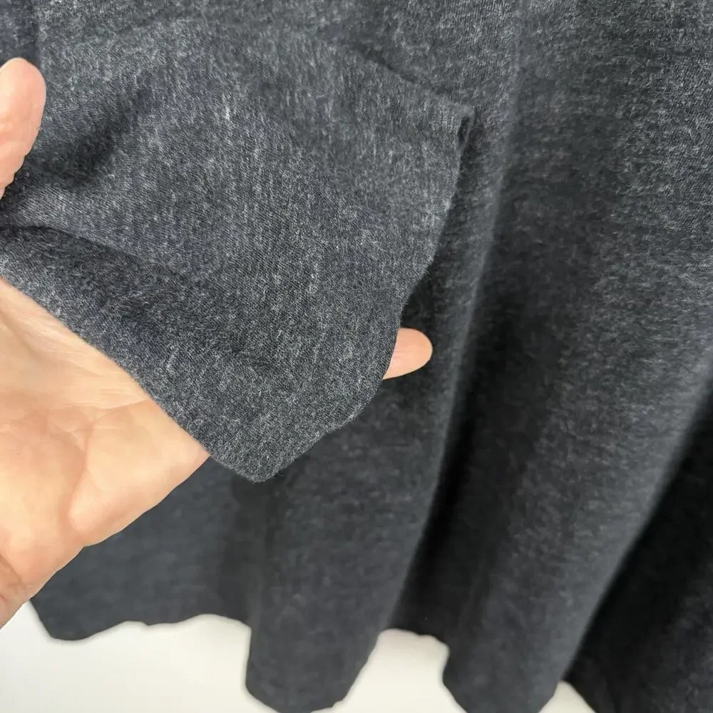 Polo Ralph Lauren Hooded T-Shirt Mens 3XLT Charcoal Gray Lightweight Casual FLAW